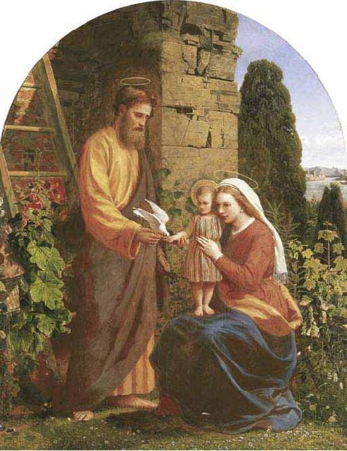 James Collinson The Holy Family Germany oil painting art